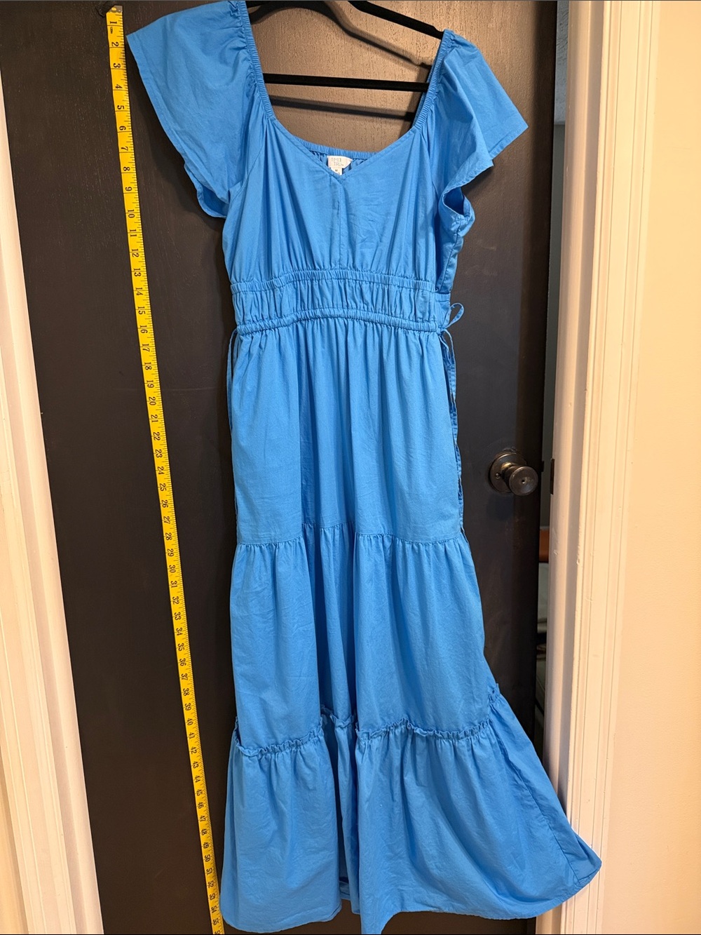 Bright Blue Tiered Maxi 👗